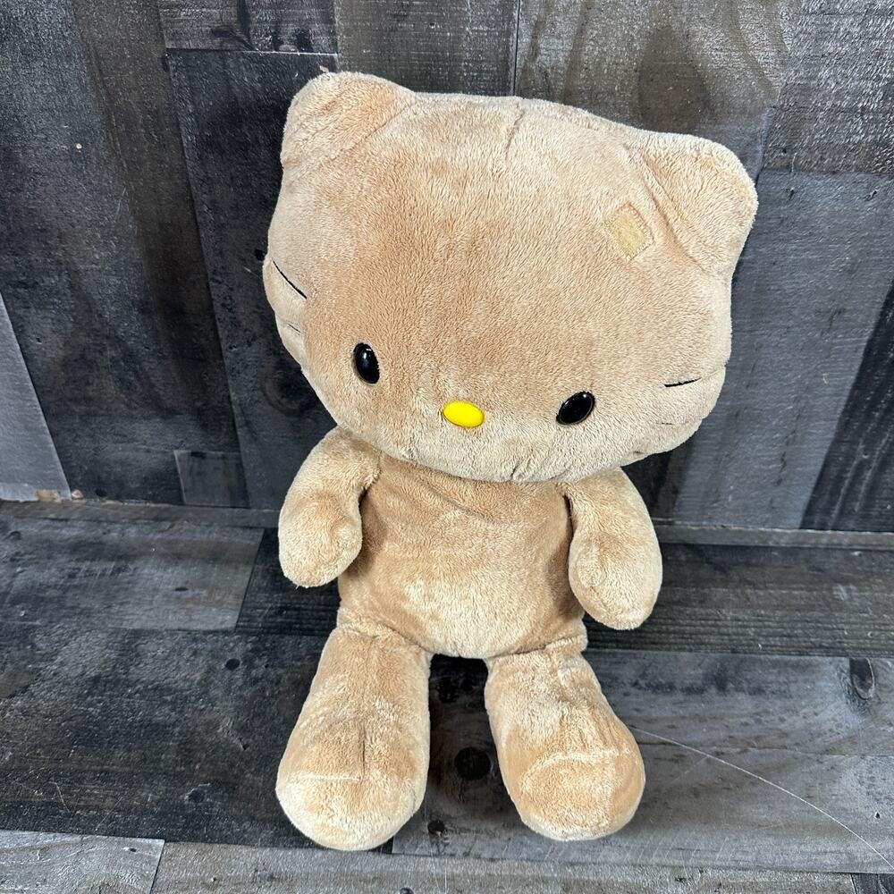 Build A Bear Hello Kitty Plush 18" Hawaiian Sun Kissed Tan Tropical Retired 2010